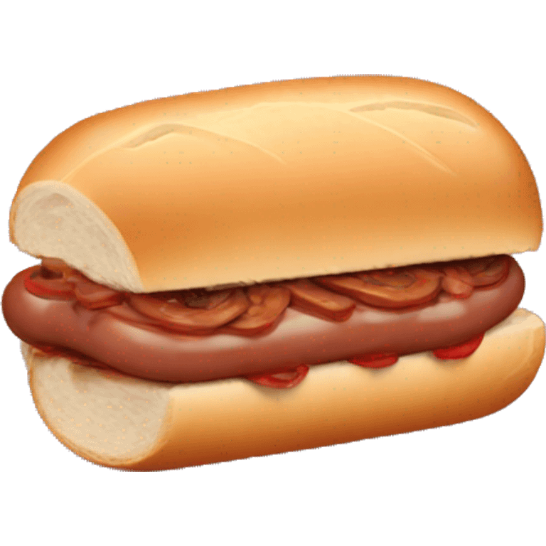 sausage sandwich  emoji