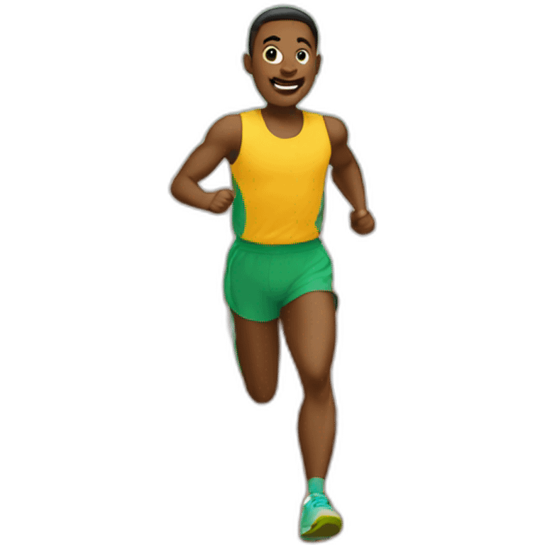 running emoji