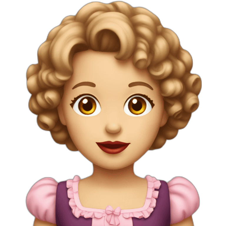 Shirley Temple emoji