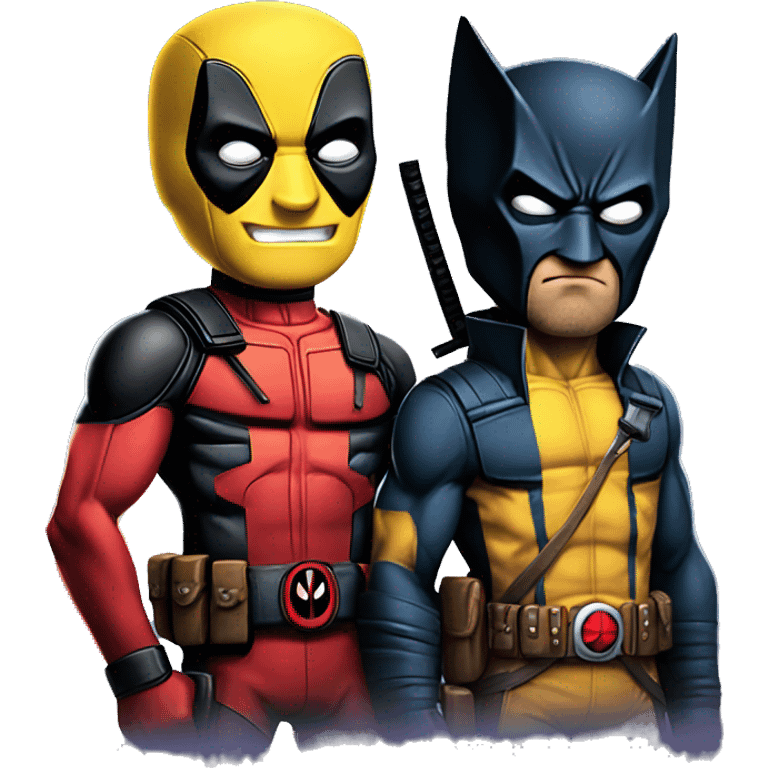 Deadpool and wolverine emoji