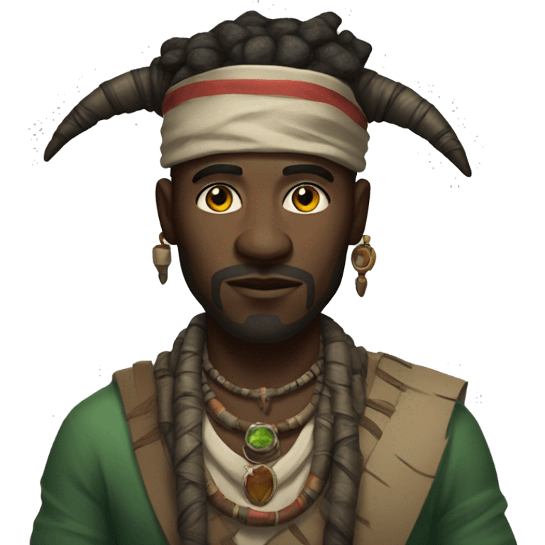 a modern witchdoctor male emoji