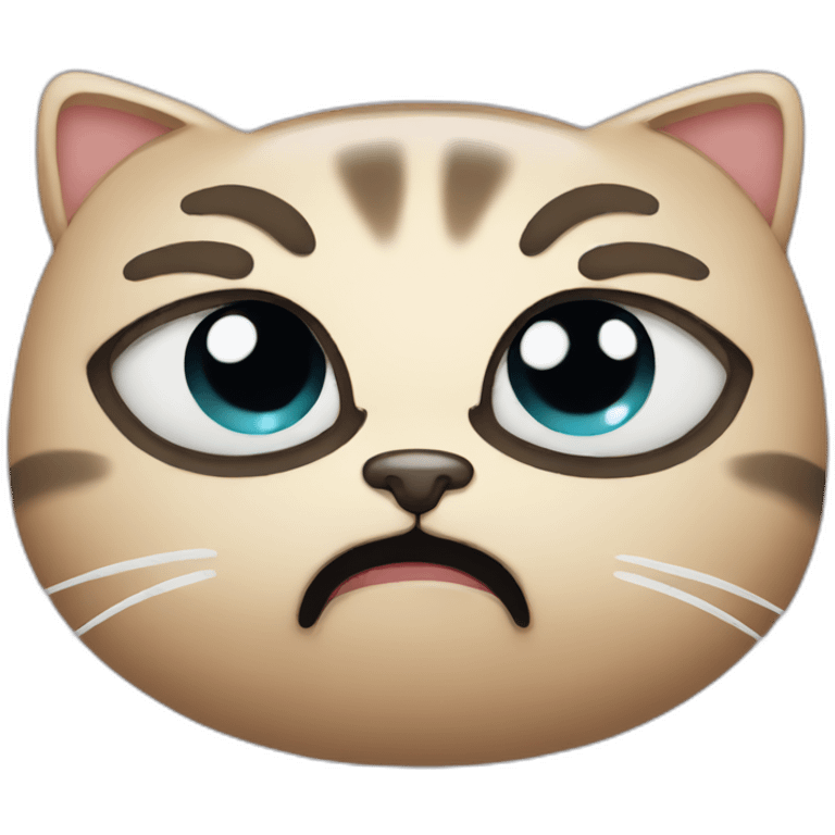 crying cat fat emoji