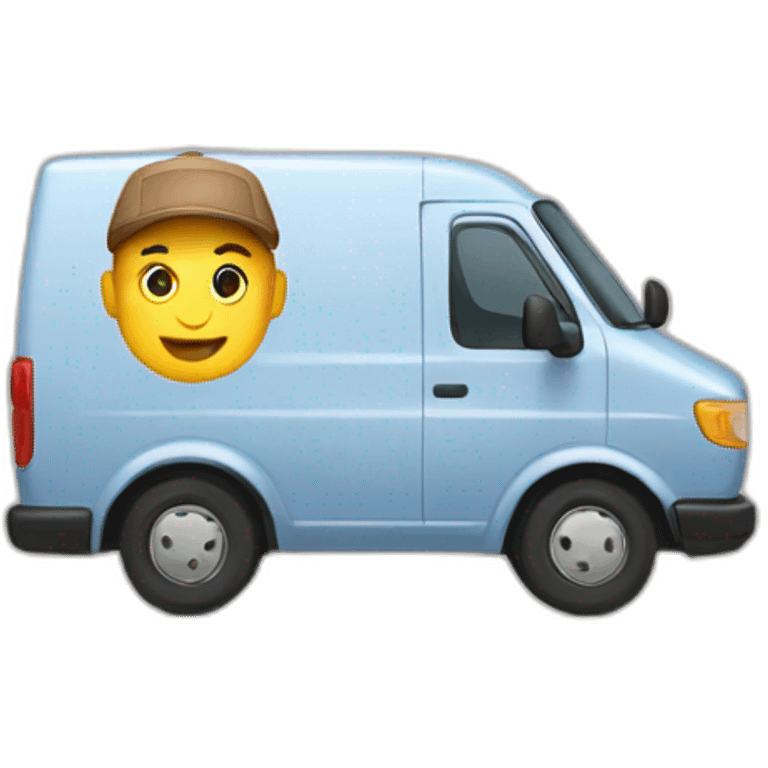 courier, delivery club courier, delivery emoji