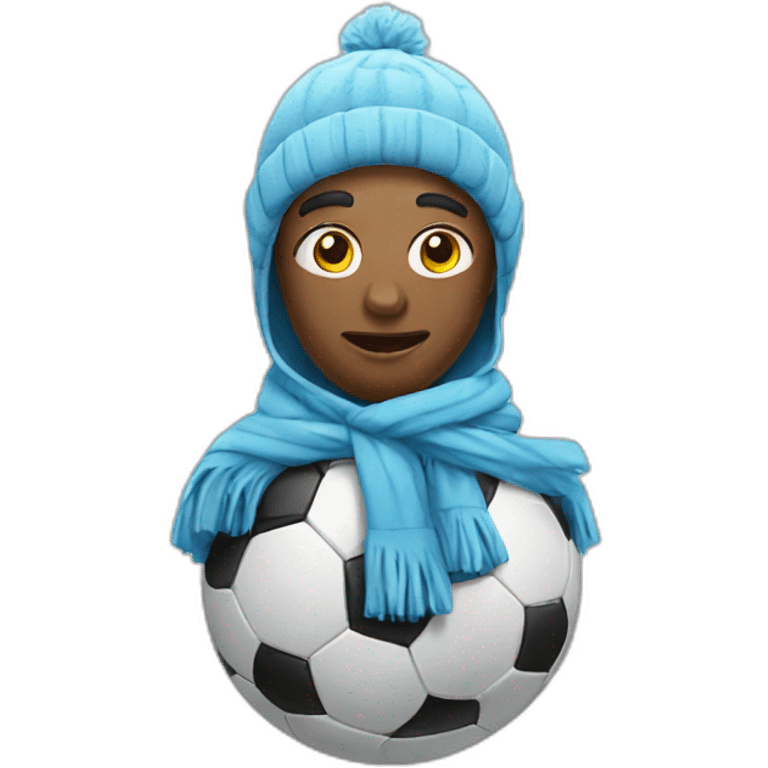 freezing soccer emoji