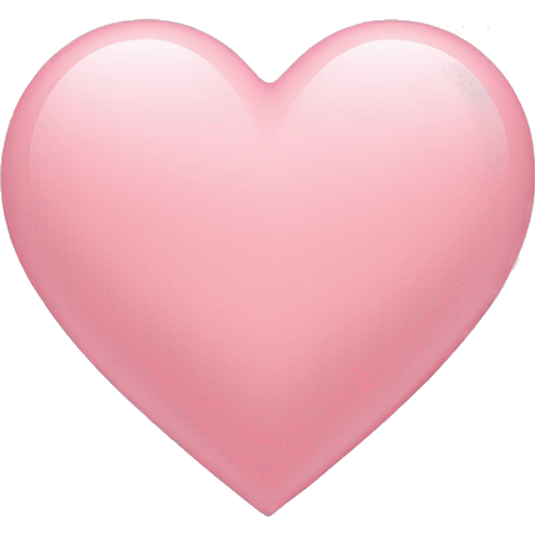 Heart in babypink emoji