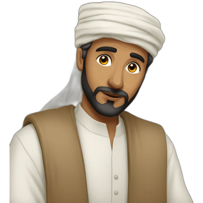 The prophet Muslim emoji