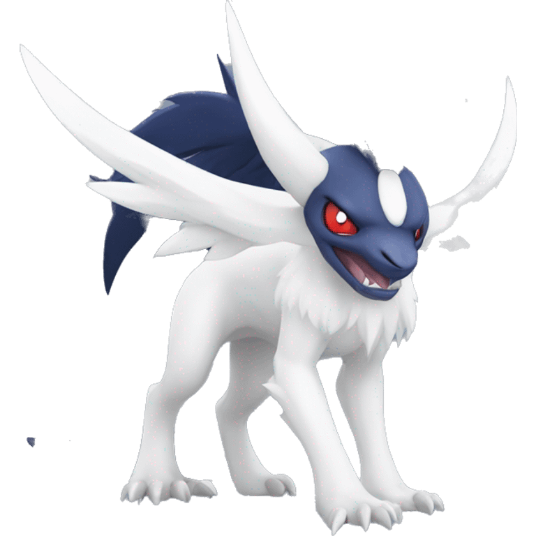 Edgy Cool Nargacuga-Absol-Pokémon Full Body Detailed High Quality emoji