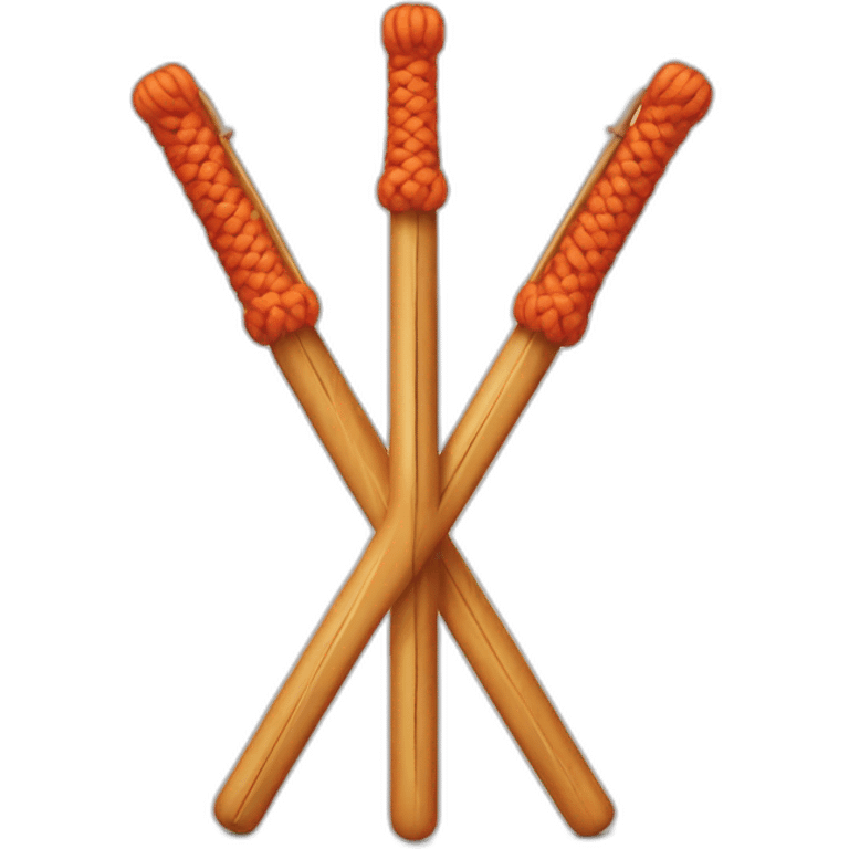 Two knitting needles emoji