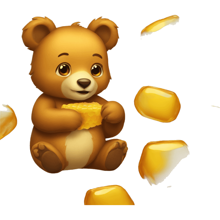 Honey bear emoji