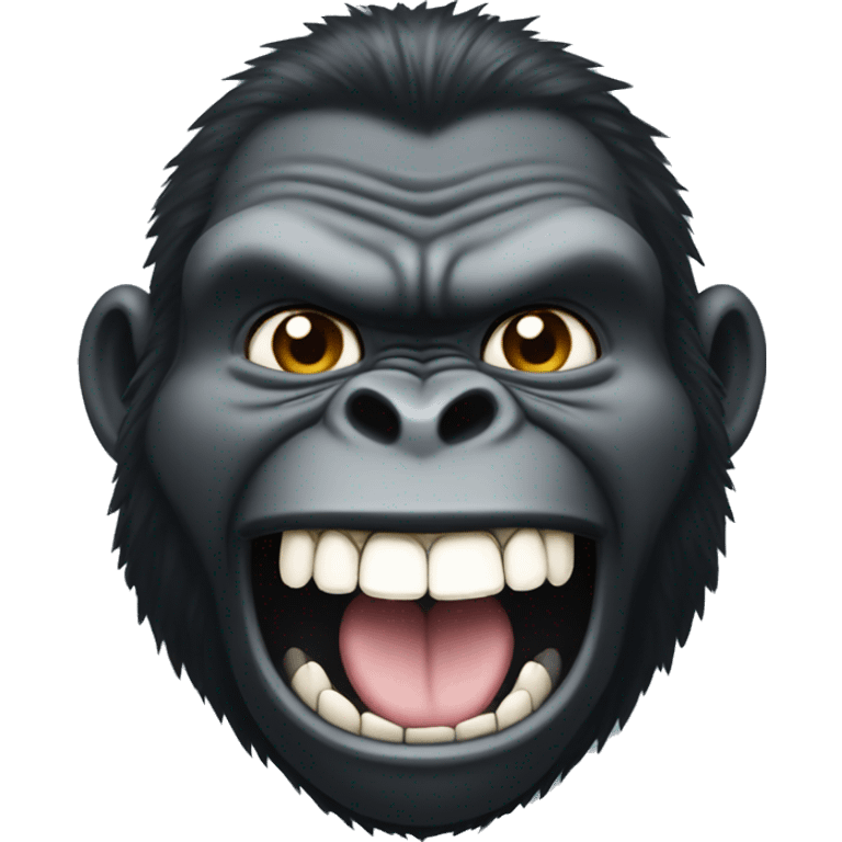 gorilla flexing grillz  emoji