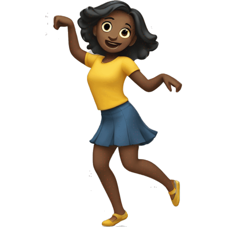 girl dancing emoji