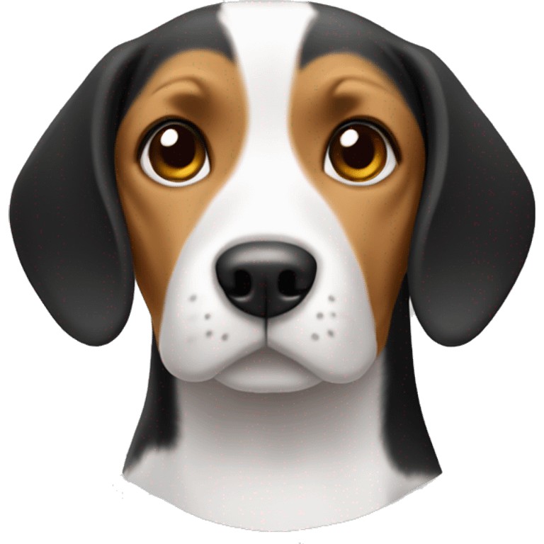 Beagle tri color emoji