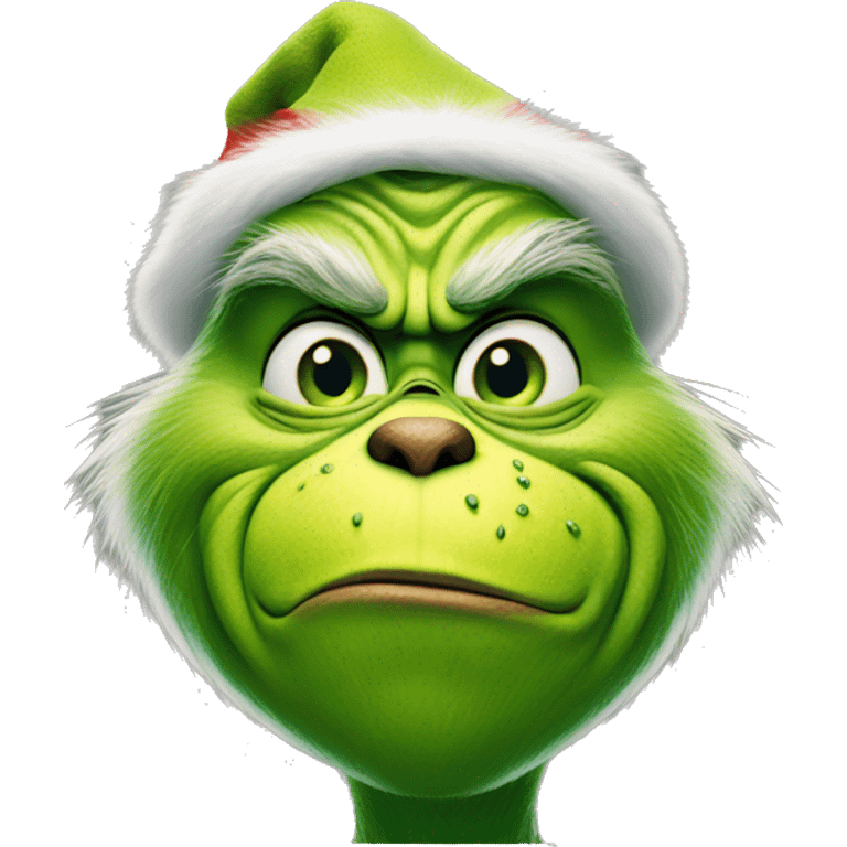 The grinch emoji