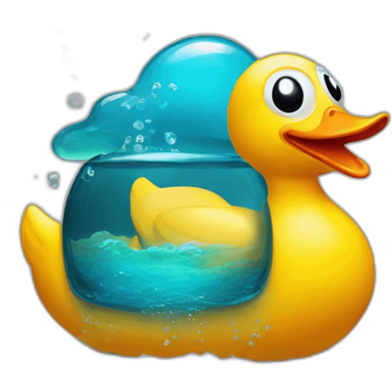 Rubber duck debugging emoji