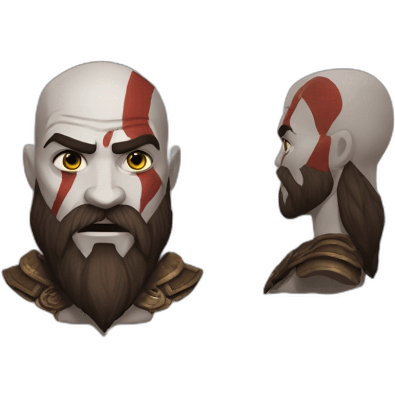 Kratos God of war emoji