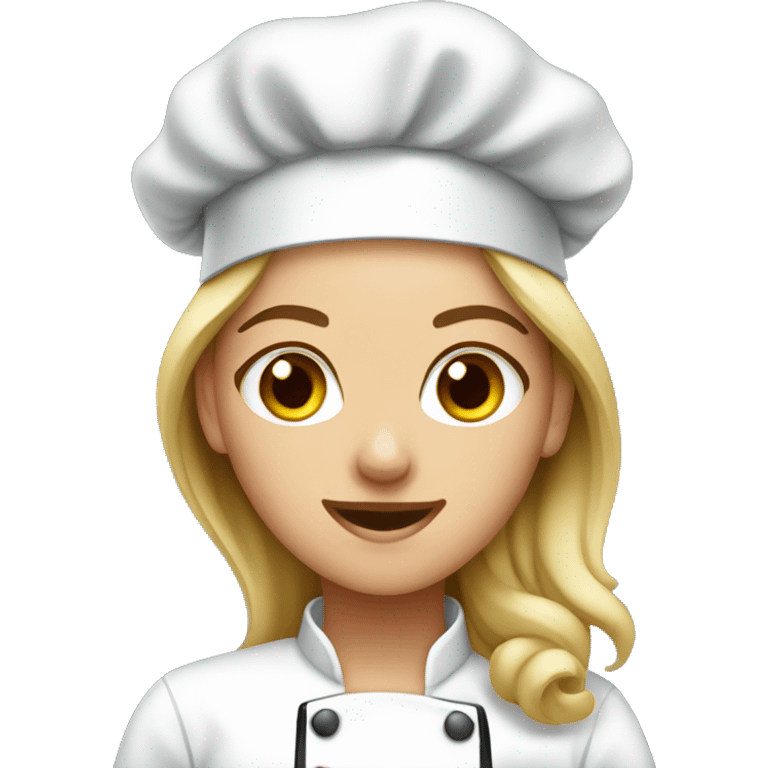 women chef white girl emoji