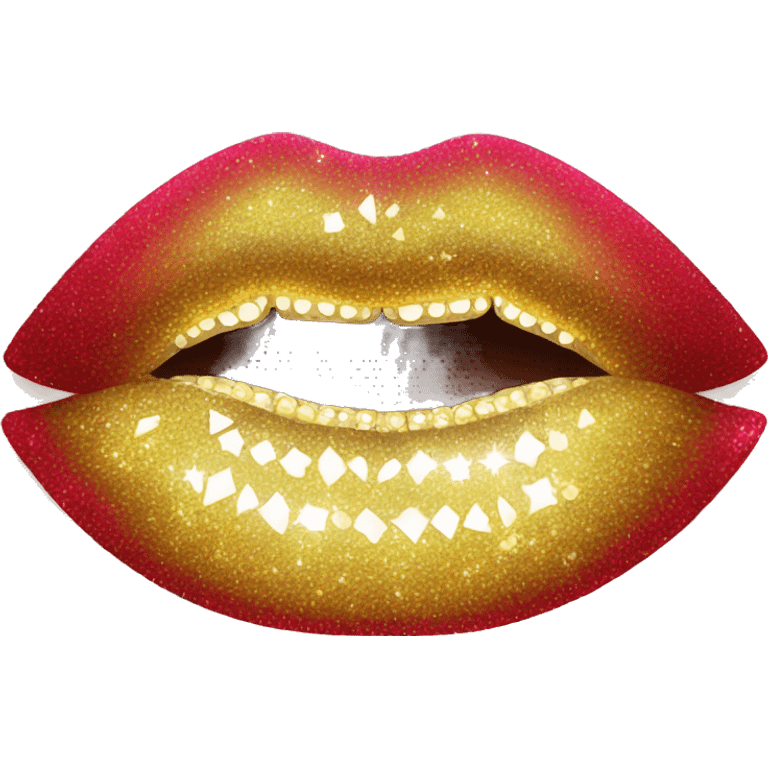 Glittering Lip Jewel emoji