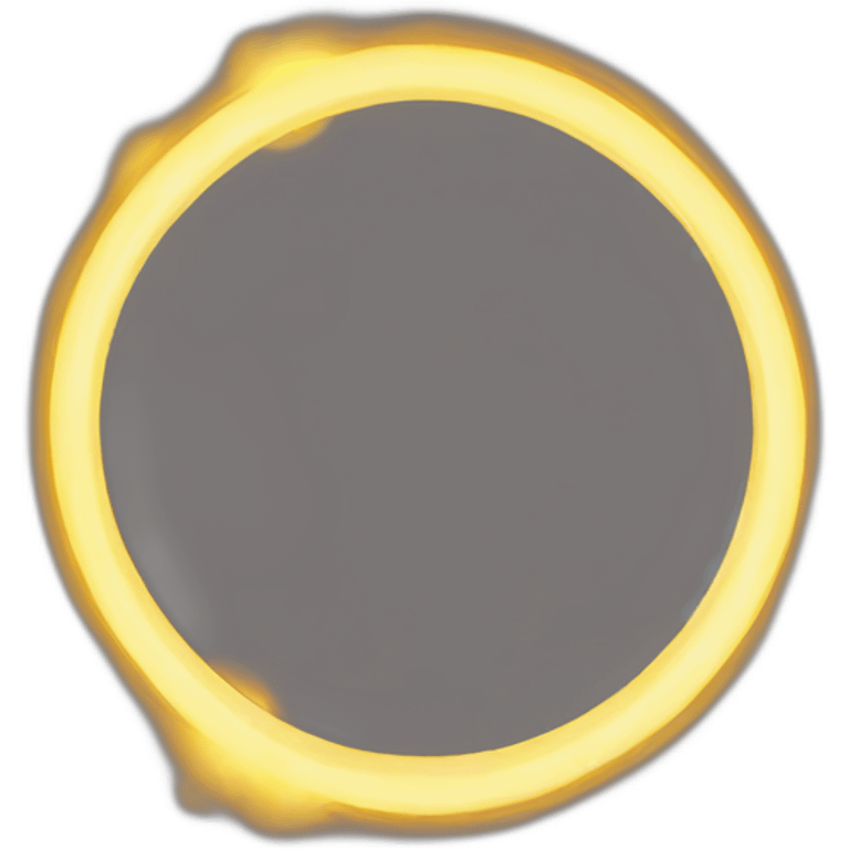 Annular eclips emoji