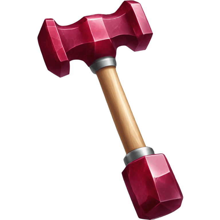 ruby gemstone hammer emoji