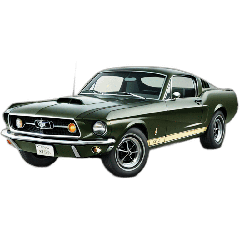 Ford mustang 1968 emoji