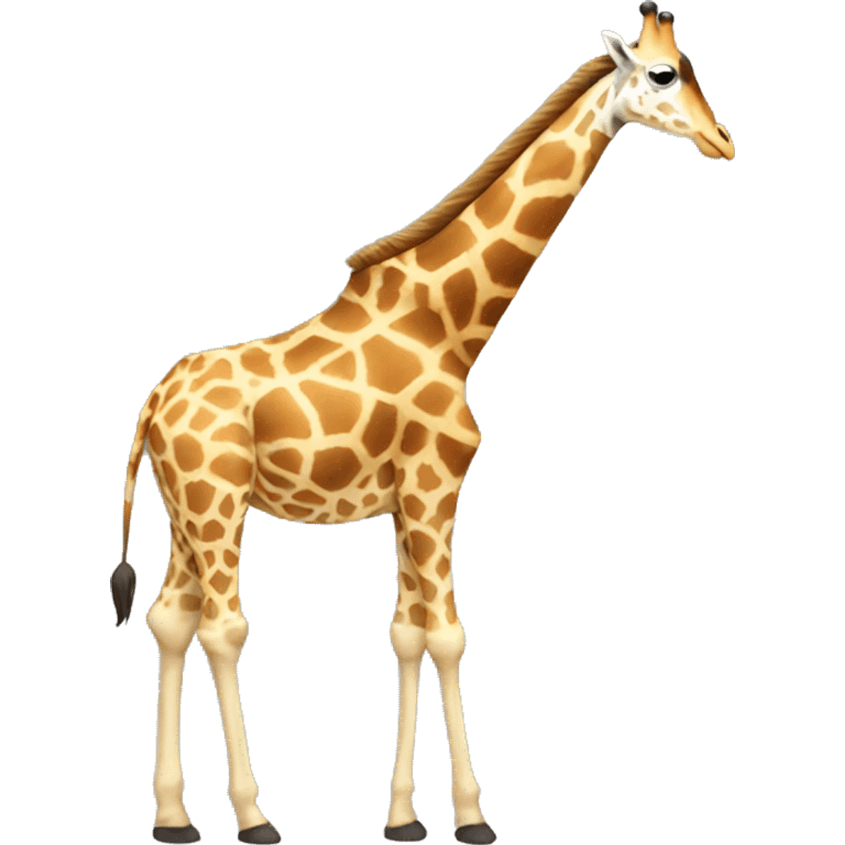 giraffe with a big bum emoji