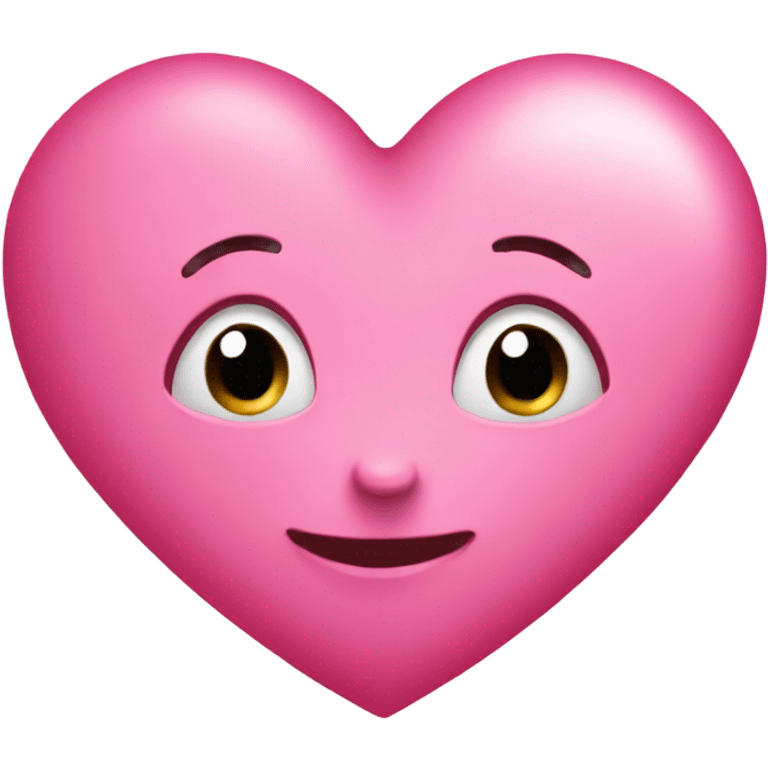 Pink heart  emoji