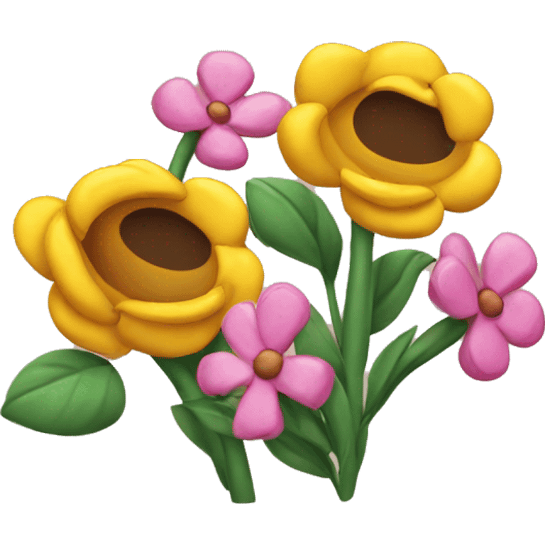 Decorating flowers emoji