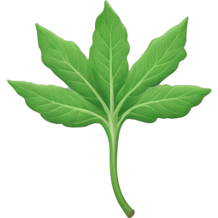 indian ginseng leaf emoji