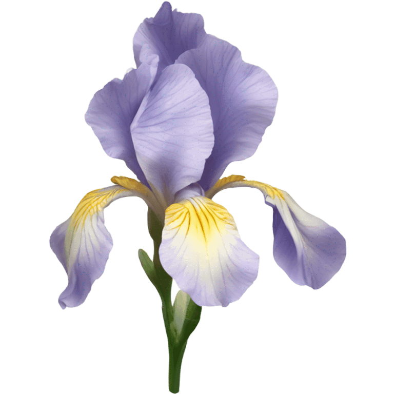 pale Iris flower emoji