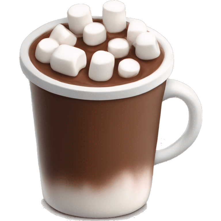 2 cups of hot chocolate with marshmallows  emoji