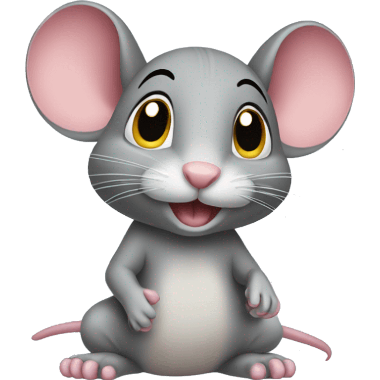 Mouse wearing crocs emoji