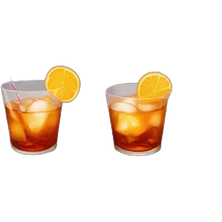 old fashioned cocktail emoji