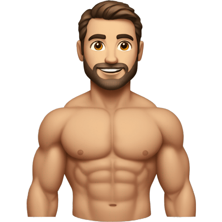 memoji of andrew huberman muscular emoji