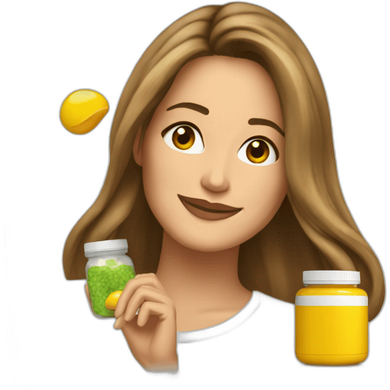 Jenifer Lopez taking supplements  emoji