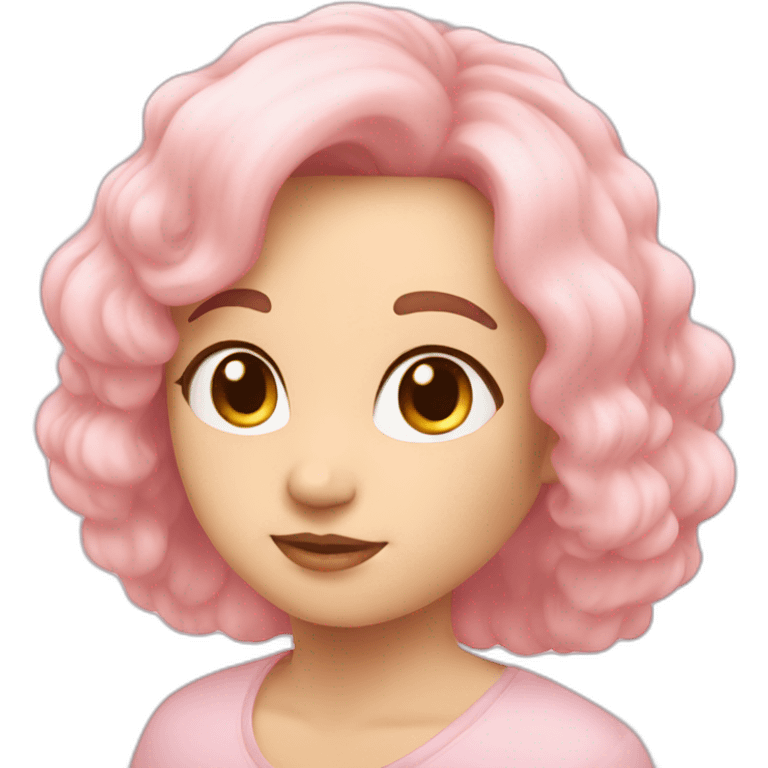 Pastel rosa  emoji