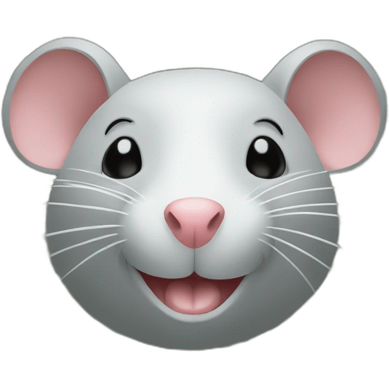 Rat face with money emoji