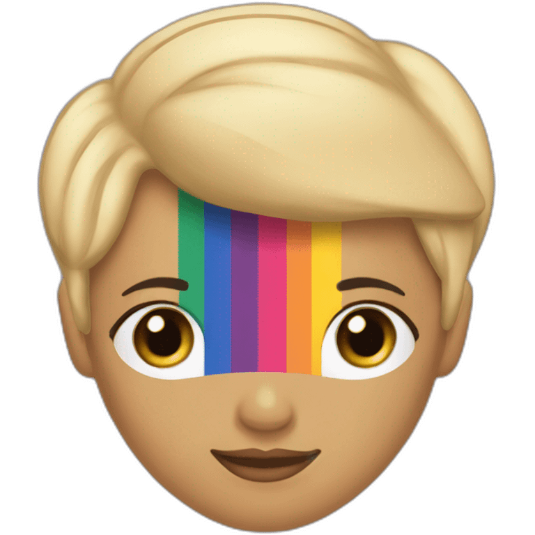 Bandera lgbt lesbiana emoji