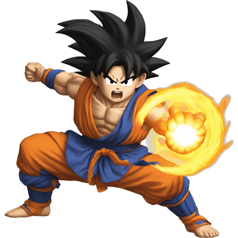 goku fighting jeran emoji