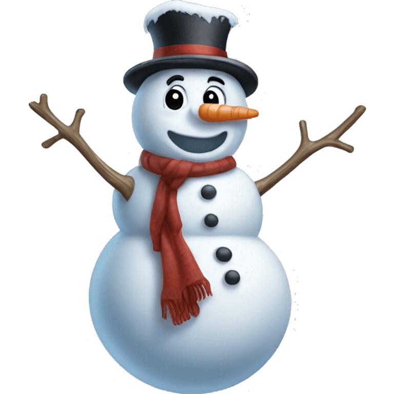 Frosty the snowman  emoji