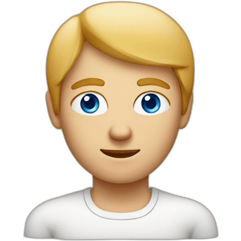 a nordic man with blue eyes making pizza emoji