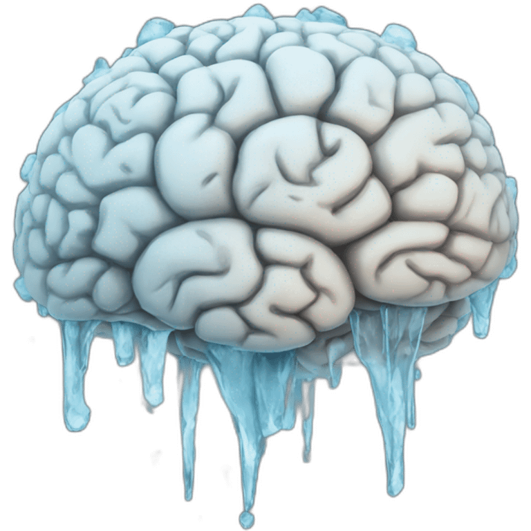 icy brain emoji