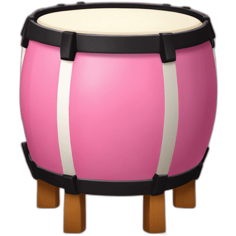 pink taiko drum emoji