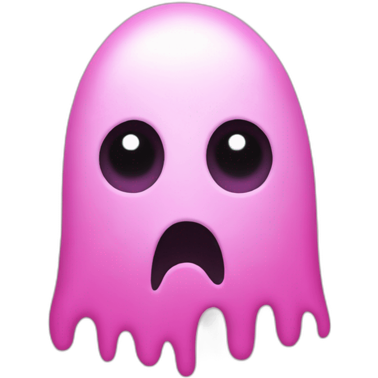 pink ghost emoji