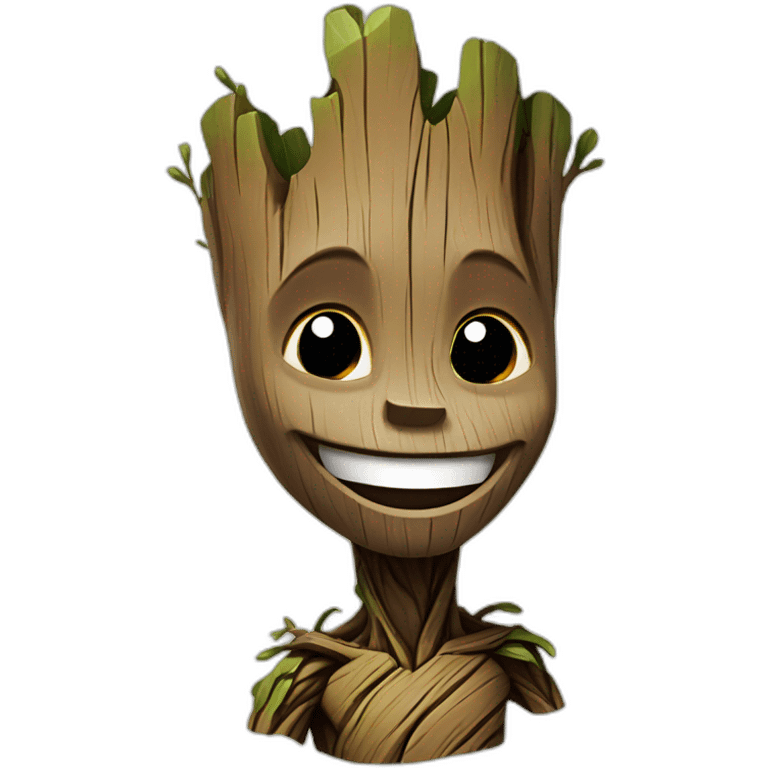 Groot laughs emoji