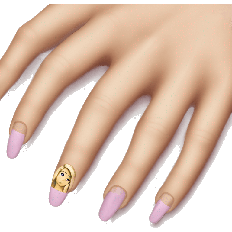 Jennyfer aniston nails emoji