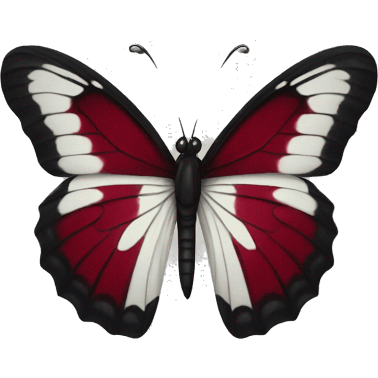 Dark red butterfly  emoji