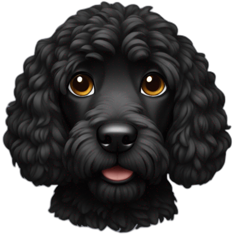 black doodle emoji