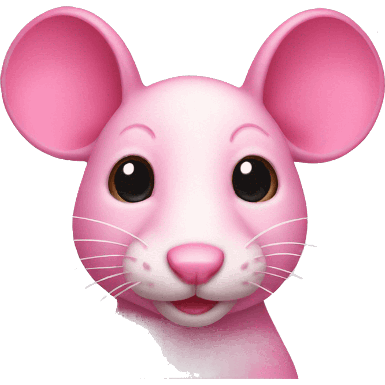 Pink rat emoji