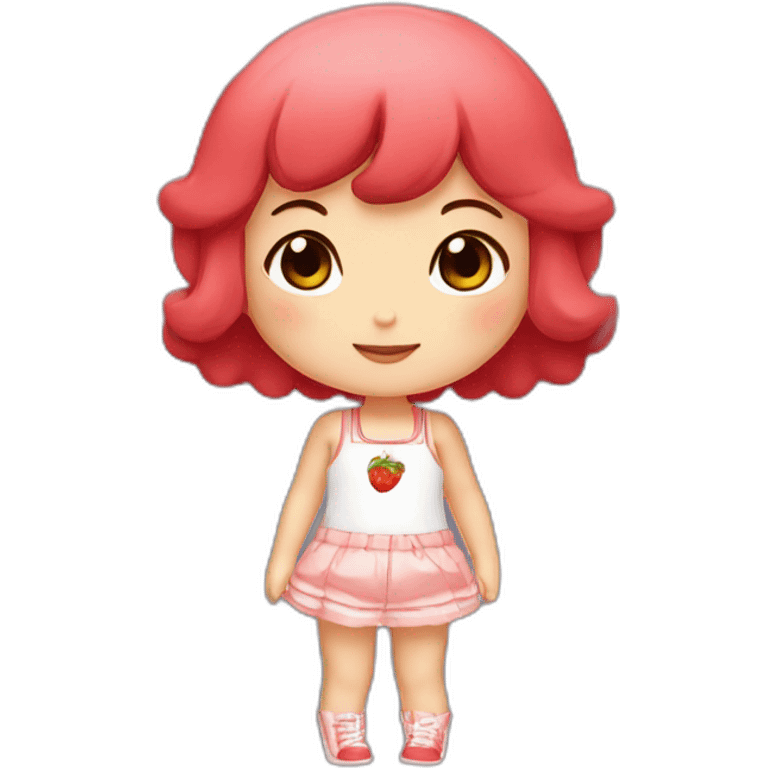 girl strawberry sonny angel emoji