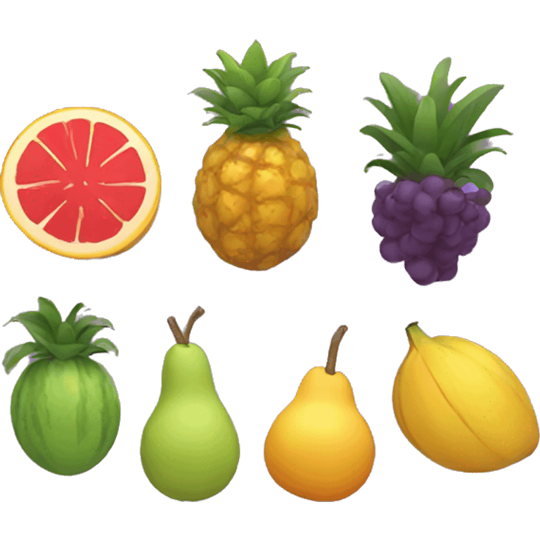 Frutas emoji